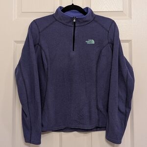 the north face women’s half zip fleece Sweater jacket size medium